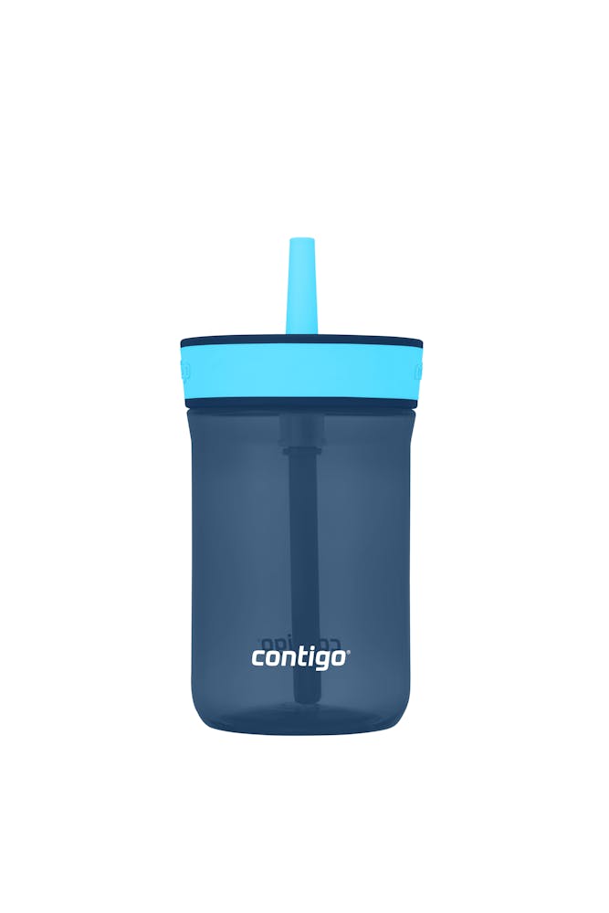 Kids’ Leighton Straw Tumbler with Spill-Proof Leak-Proof Lid, 14oz V9